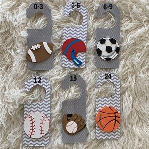 Children's Clothing Closet Size Markers